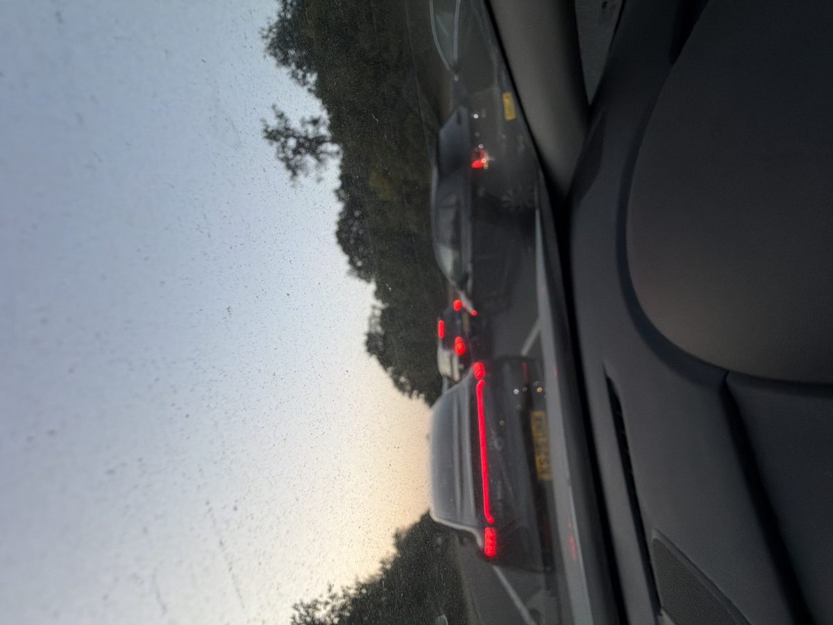 Incident on the M1 at M1, Abbots Langley, Hertfordshire — photo from the scene