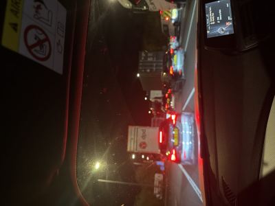 Incident on the M1 at Before J27 — photo from the scene