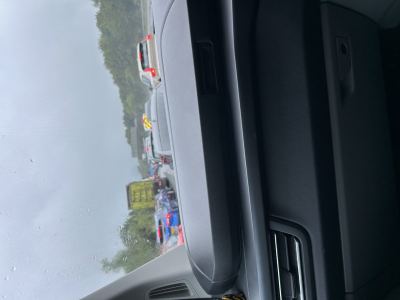 Heavy traffic on the M61 at M61, Brindle, Lancashire — photo from the scene